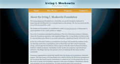 Desktop Screenshot of irvingimoskowitz.com